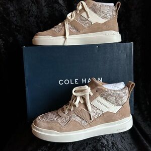 Cole Haan elegant Beige and Cream women mid-cut Sneakers